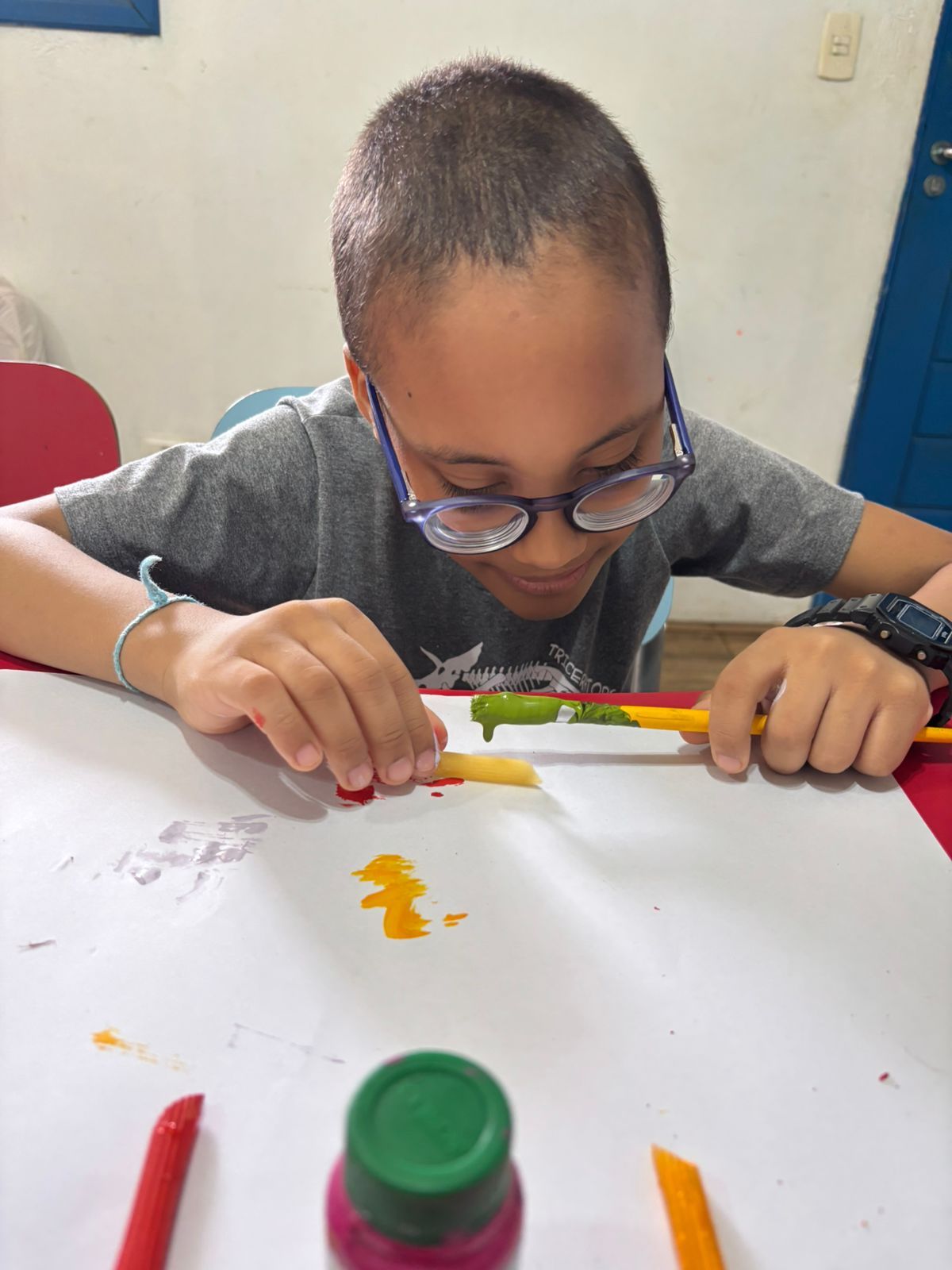 Oficina de artes da ABRAHIPE.