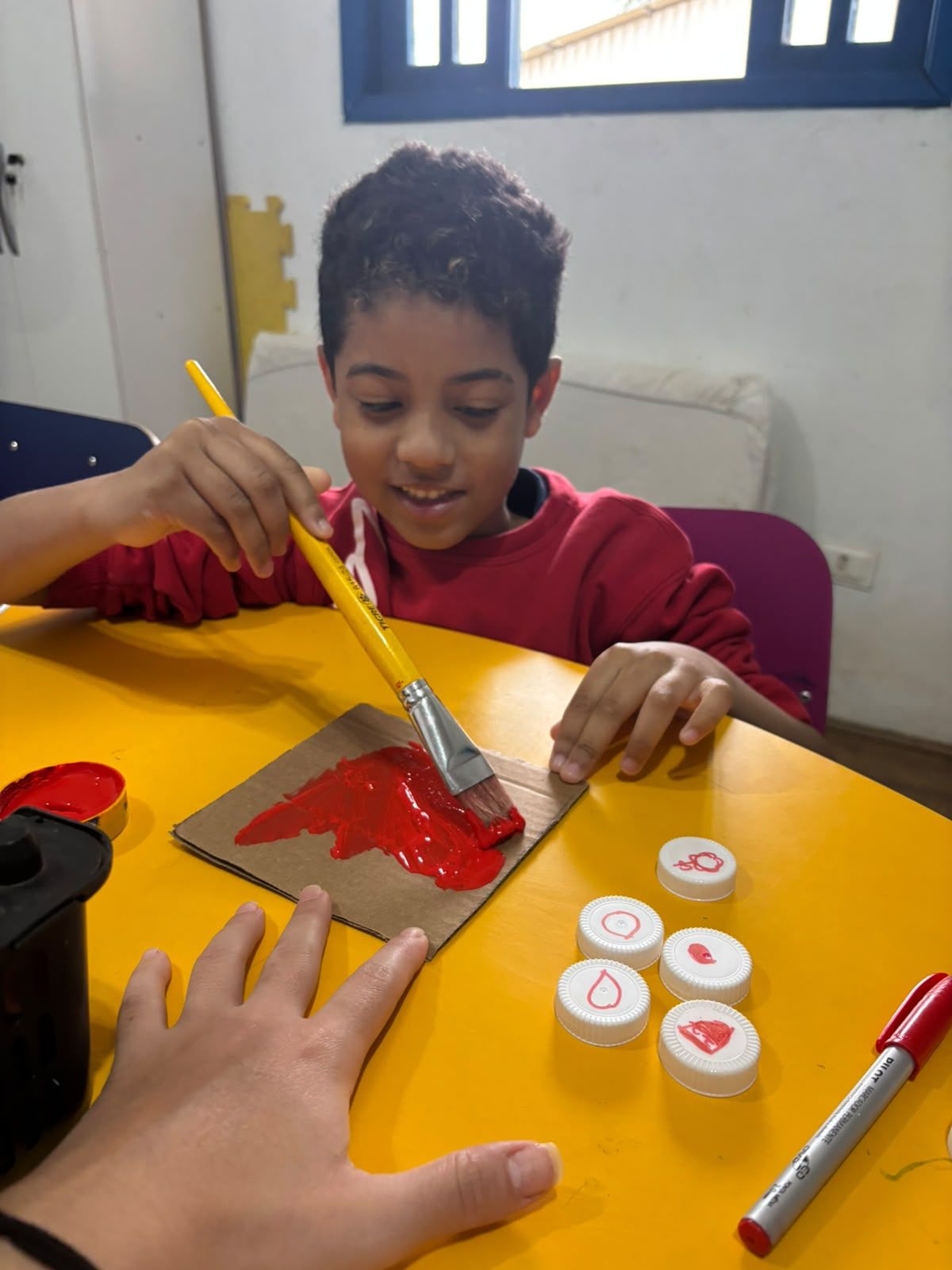 Oficina de artes da ABRAHIPE.